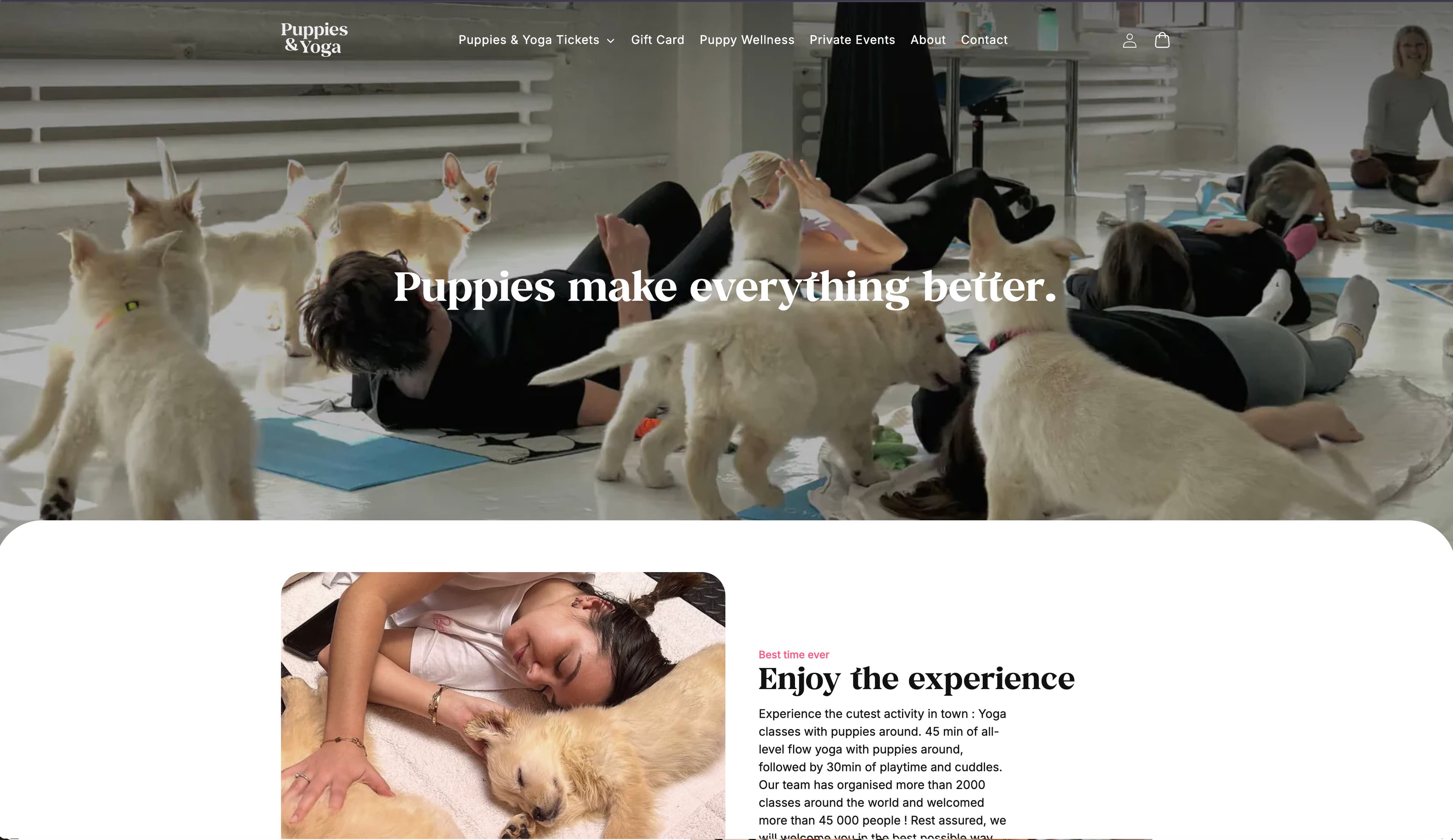 Booking page with waitlist management